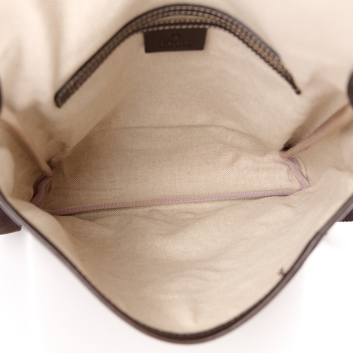 GG Plus Monogram Small Flap Messenger Bag Beige Dark Brown