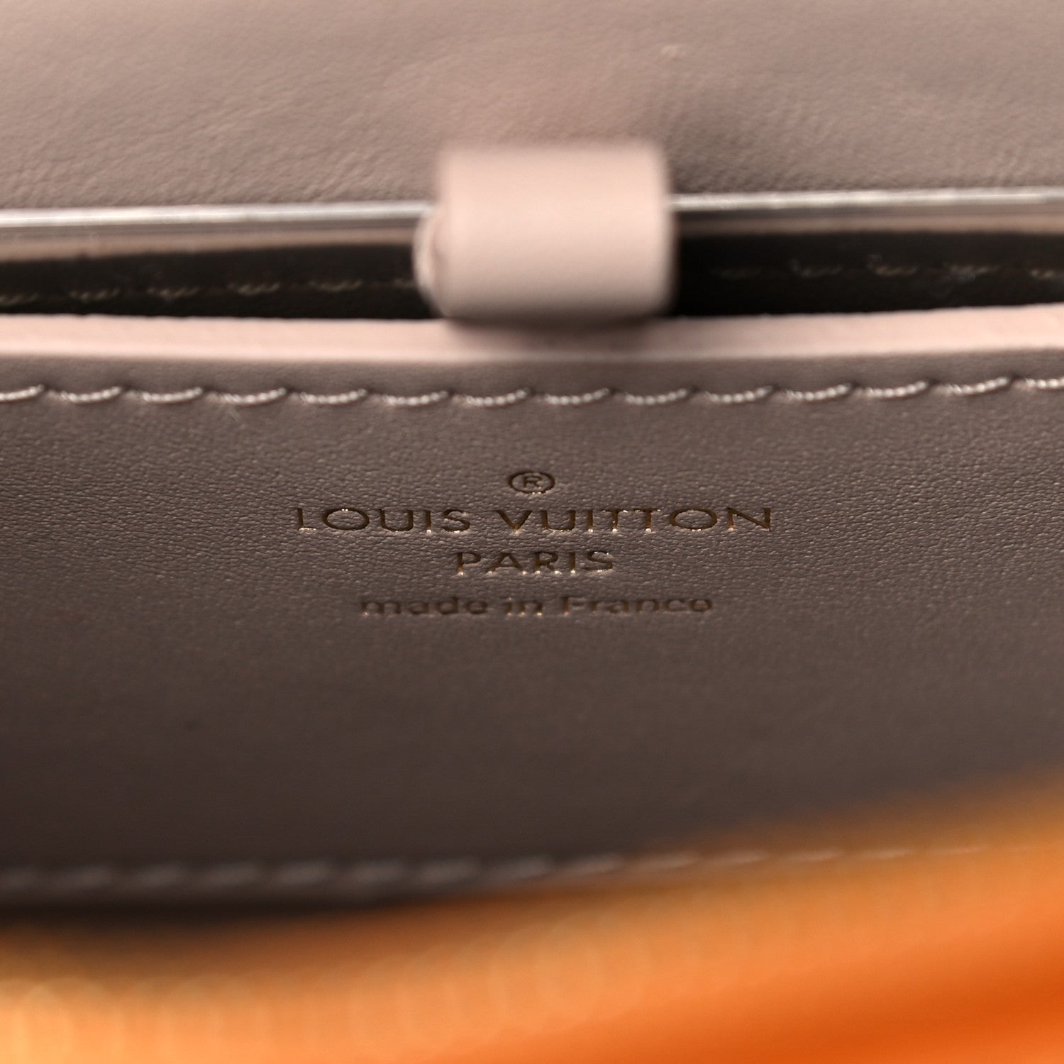 Louis Vuitton Taurillon Twist One Handle PM Saffron 6 of 13