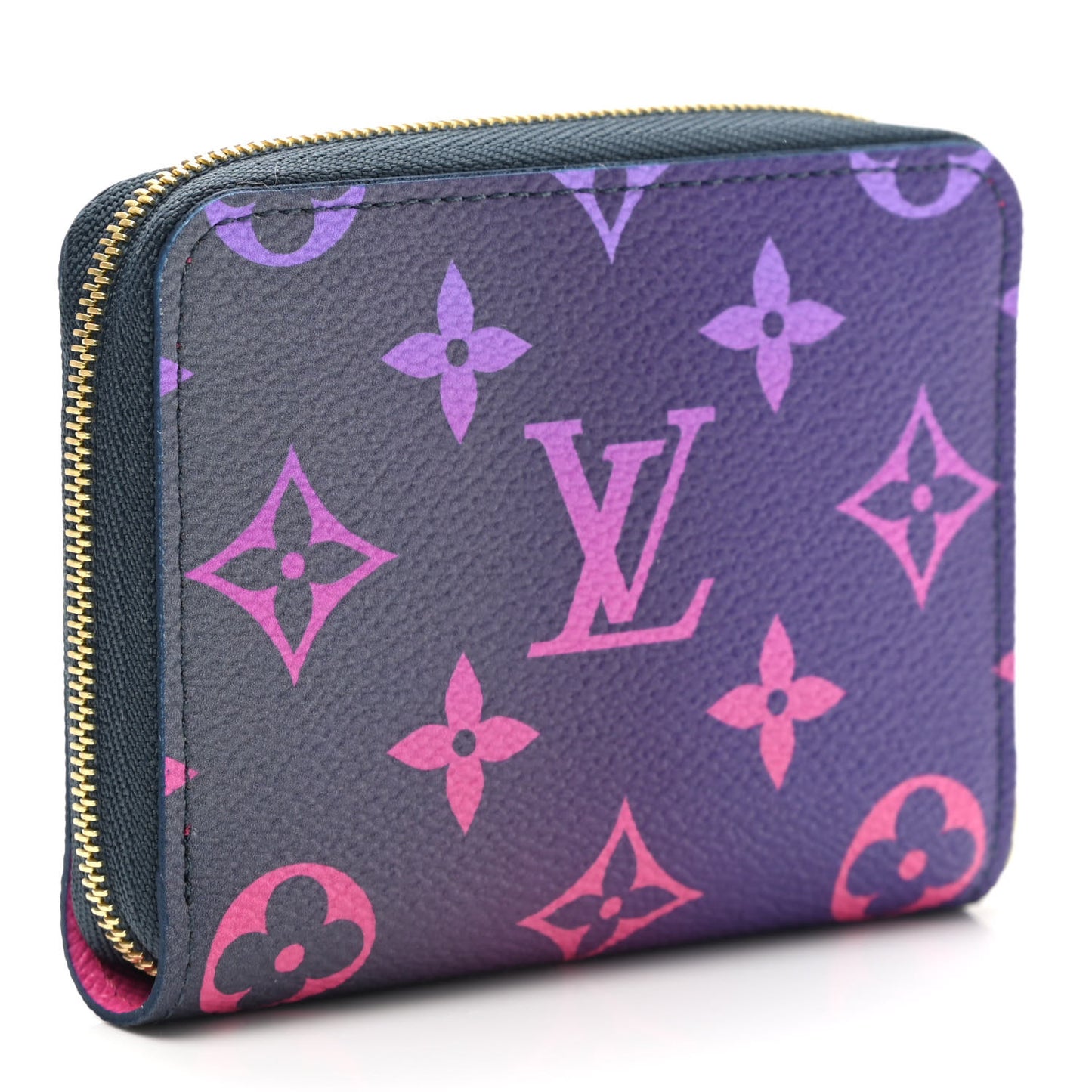 Monogram Giant Spring In The City Zippy Coin Purse Midnight Fuchsia