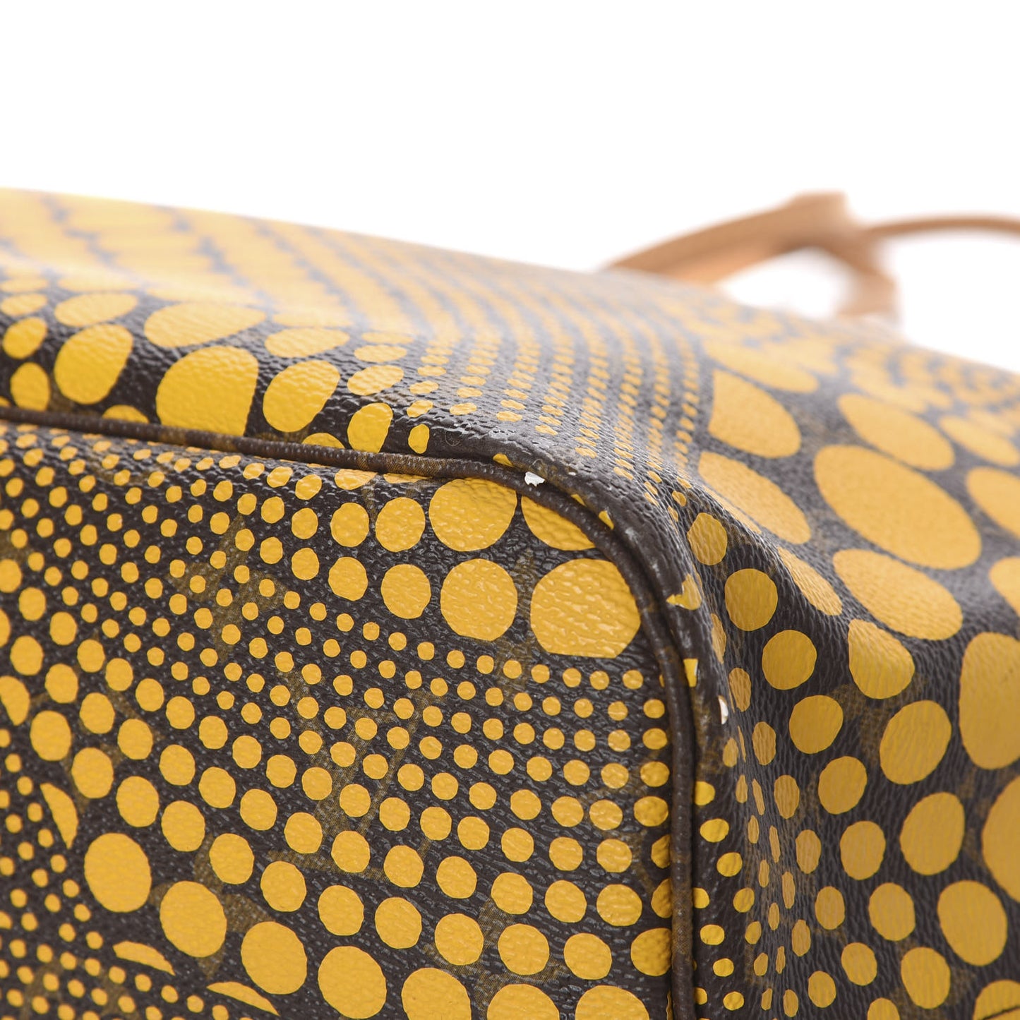 Monogram Kusama Waves Neverfull MM Yellow
