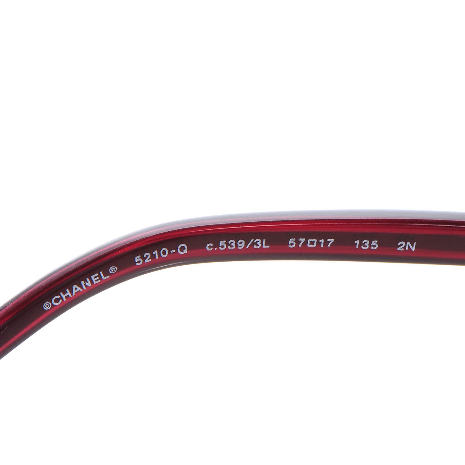 Chanel Chain Sunglasses 5210-Q Red 4 of 5