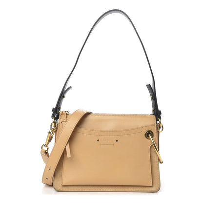 Chloe Calfskin Suede Small Roy Bag Bleached Brown 1 of 11