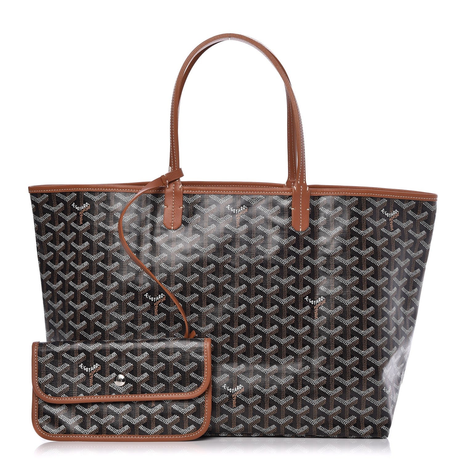 Goyard Goyardine Saint Louis PM Black Gold 1 of 8