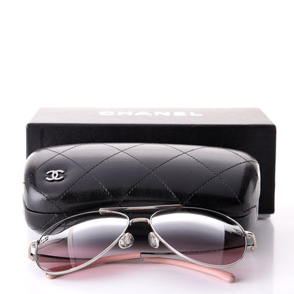 Chanel CC Aviator Sunglasses 4189-T-Q Pink 11 of 11