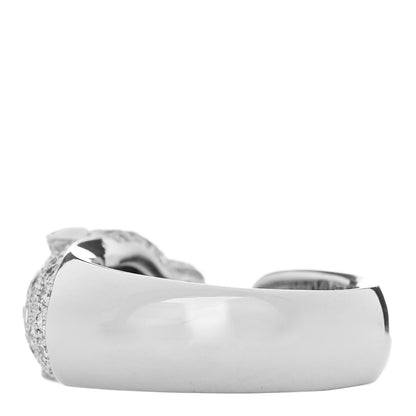 Cartier 18K White Gold Diamond Black Onyx Emerald Panthere De Cartier Ring 55 7.25 5 of 7
