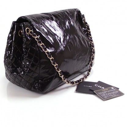 Chanel Vinyl The Rock and Chain Flap Black 3 of 12
