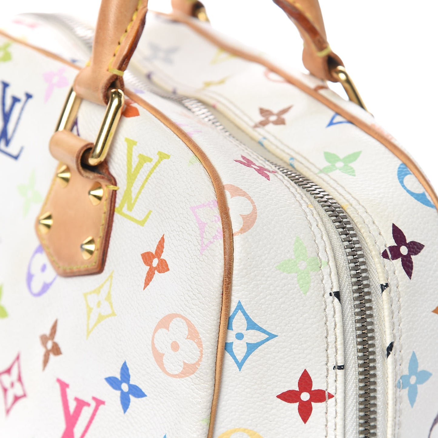 Monogram Multicolor Trouville White