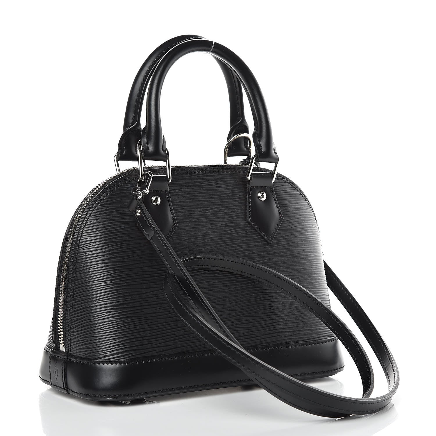 Louis Vuitton Epi Alma BB Black 3 of 10