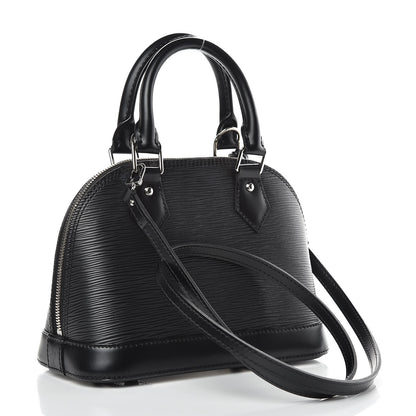 Louis Vuitton Epi Alma BB Black 3 of 10