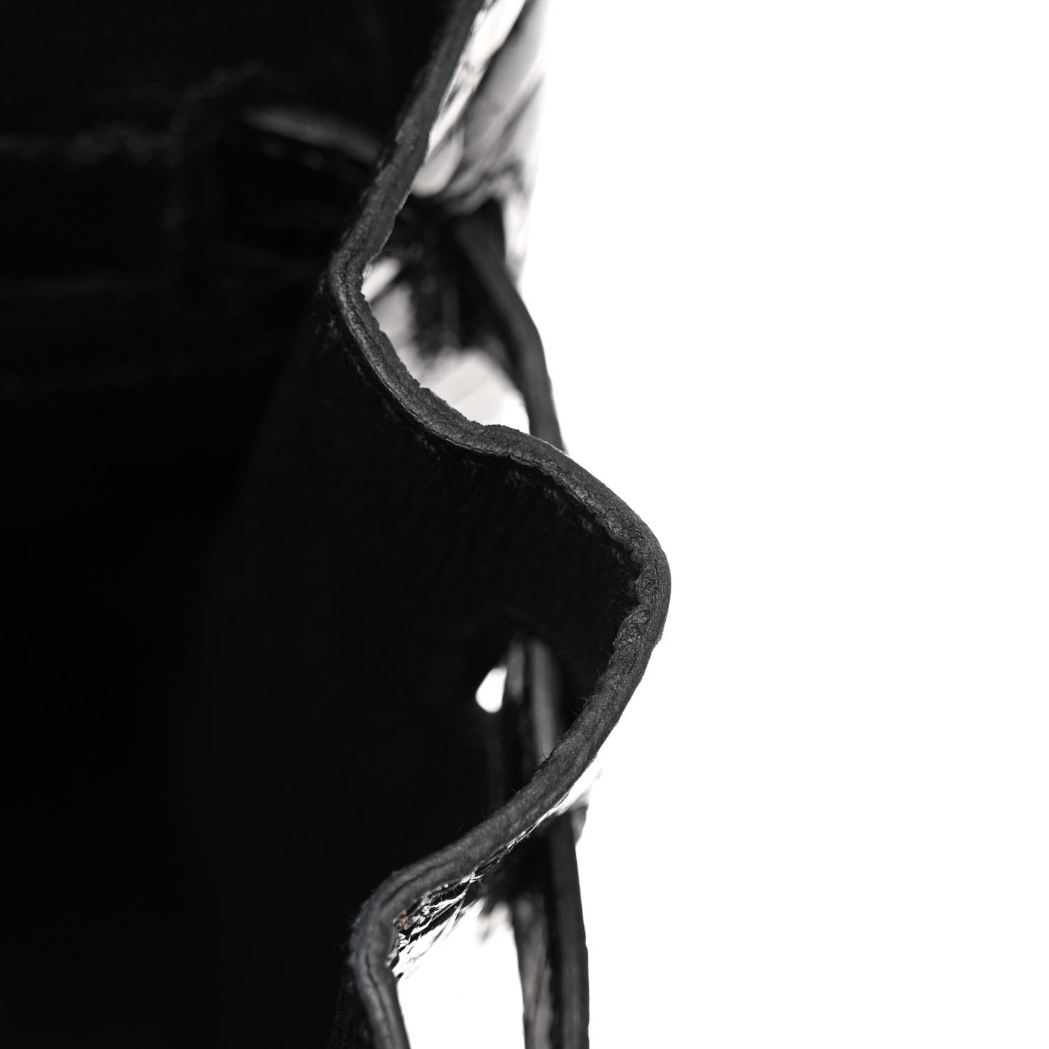 Hermes Shiny Porosus Crocodile Birkin 30 Black 11 of 13