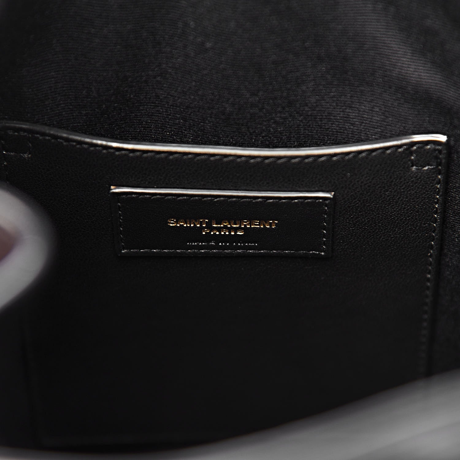 Saint Laurent Smooth Calfskin Medium Talitha Bucket Bag Black 6 of 10