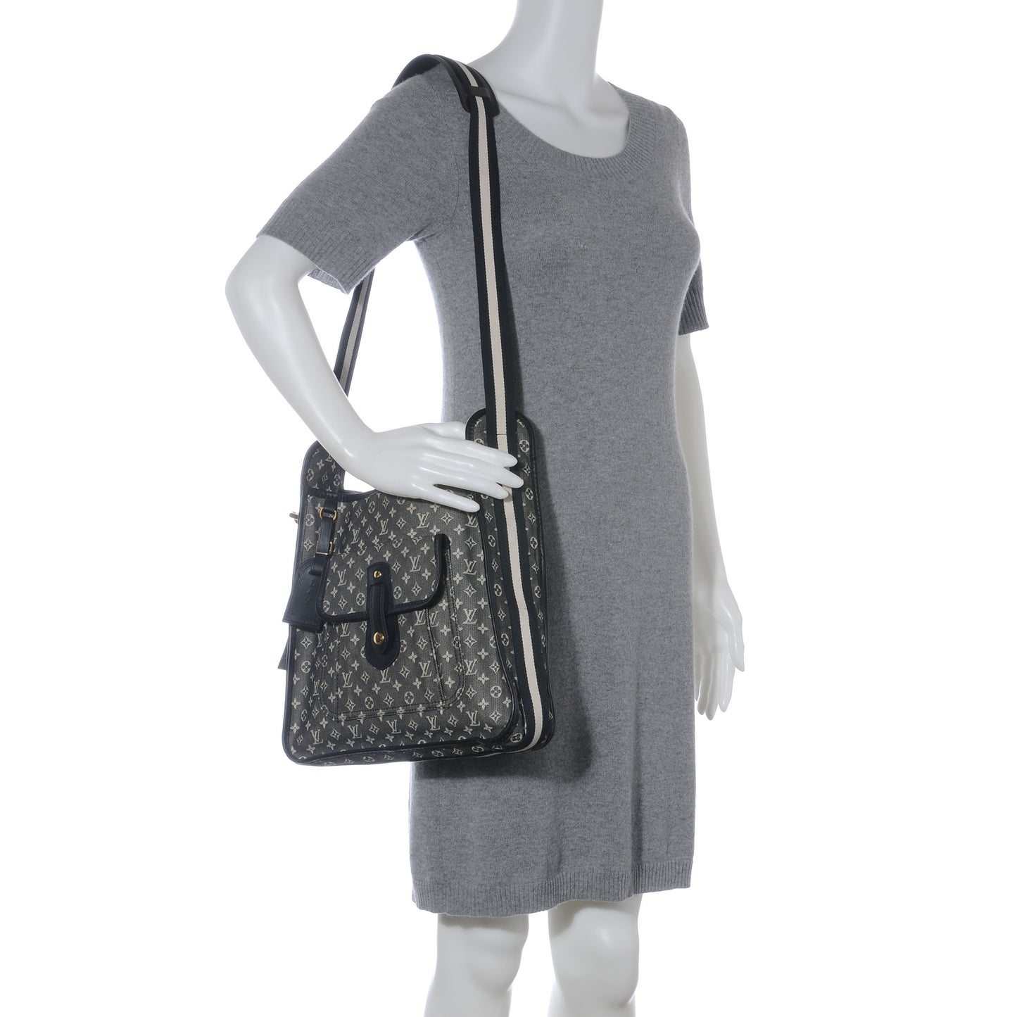 Mini Monogram Besace Mary Kate Black