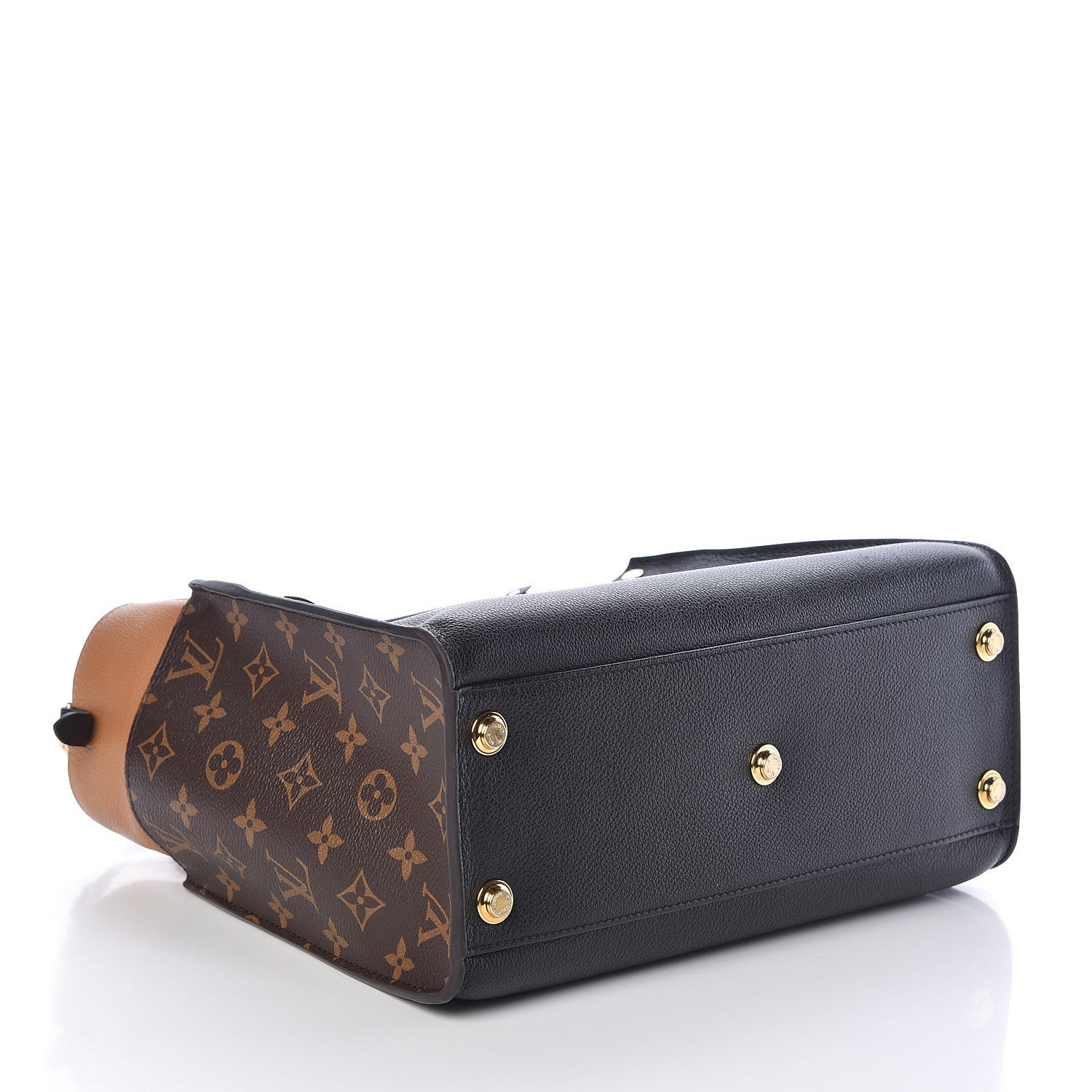 Louis Vuitton Calfskin Monogram On My Side Black 4 of 14