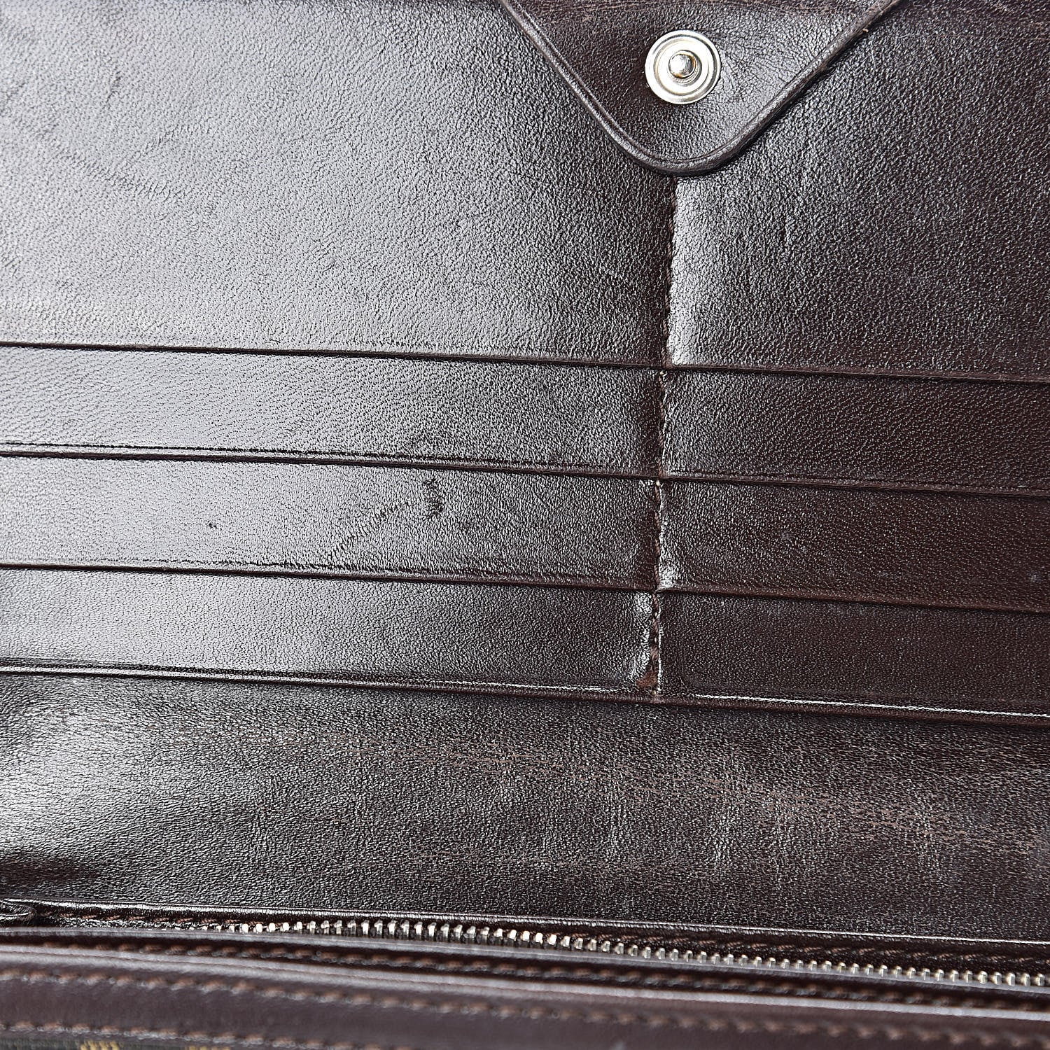 Fendi Zucca Continental Wallet Tobacco 8 of 14