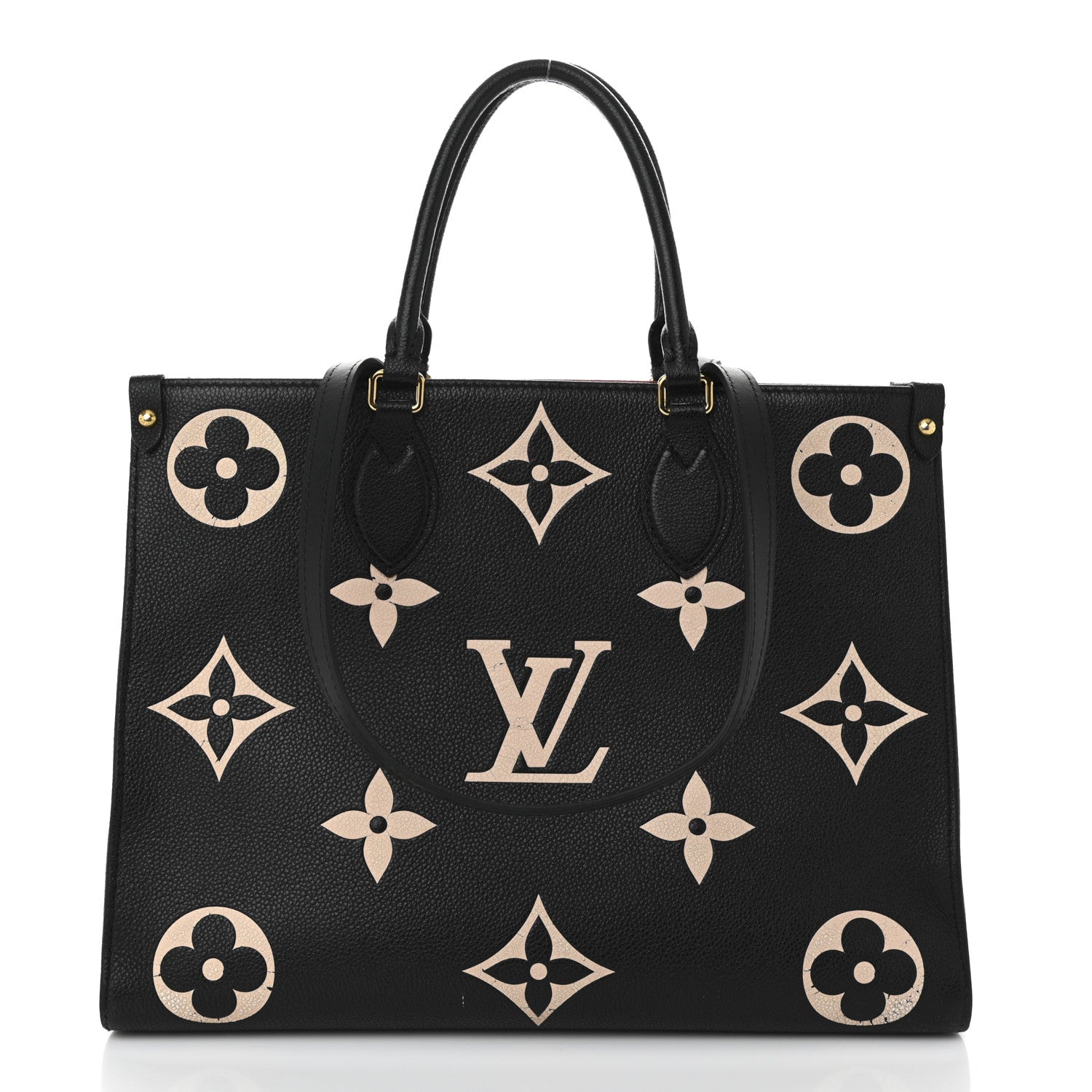 Louis Vuitton Empreinte Monogram Giant Onthego MM Black Beige 1 of 23