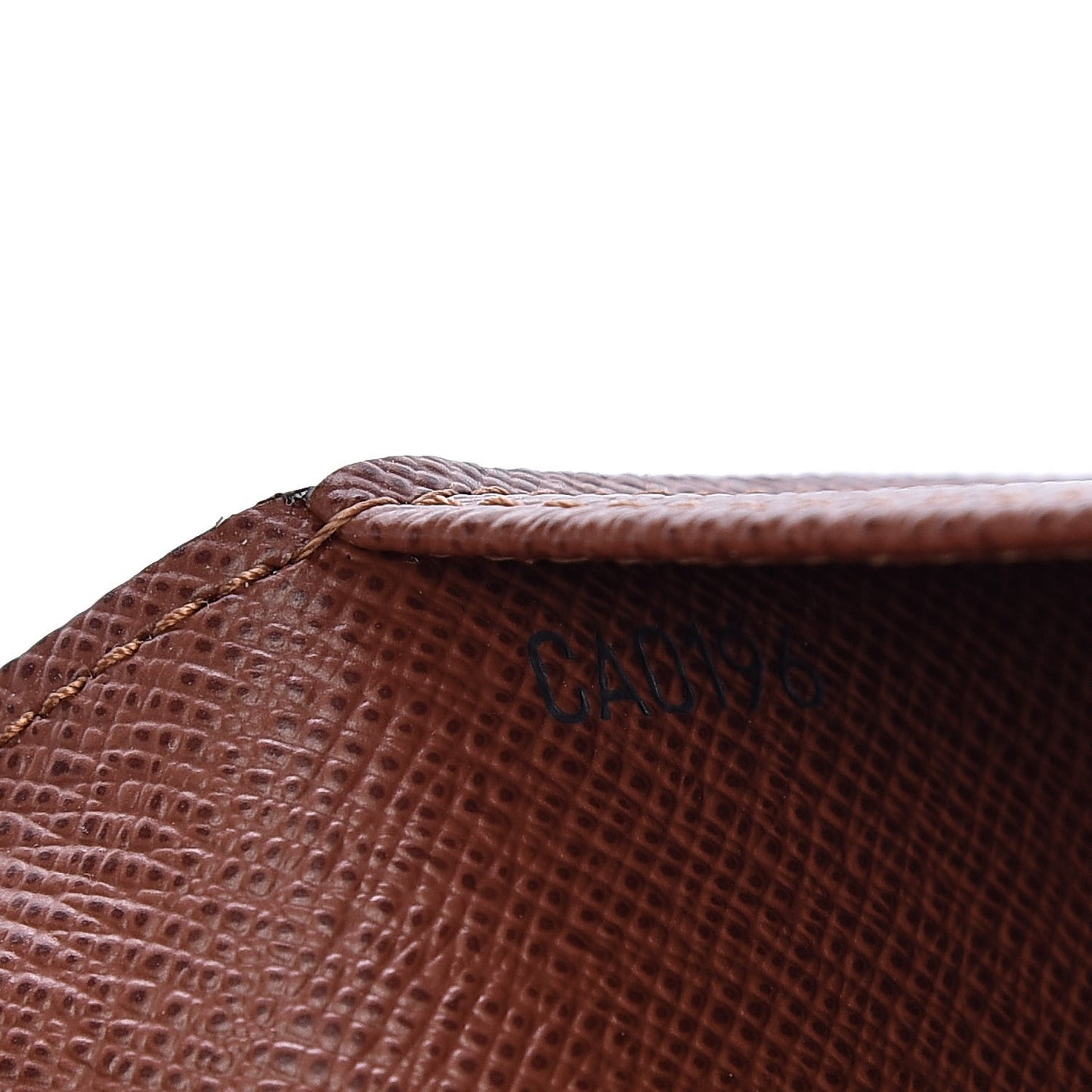 Monogram Simple Checkbook Holder Wallet Cover