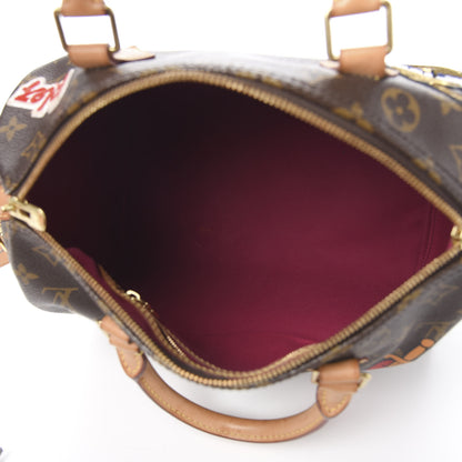 Louis Vuitton Monogram Patches Speedy Bandouliere 30 4 of 13