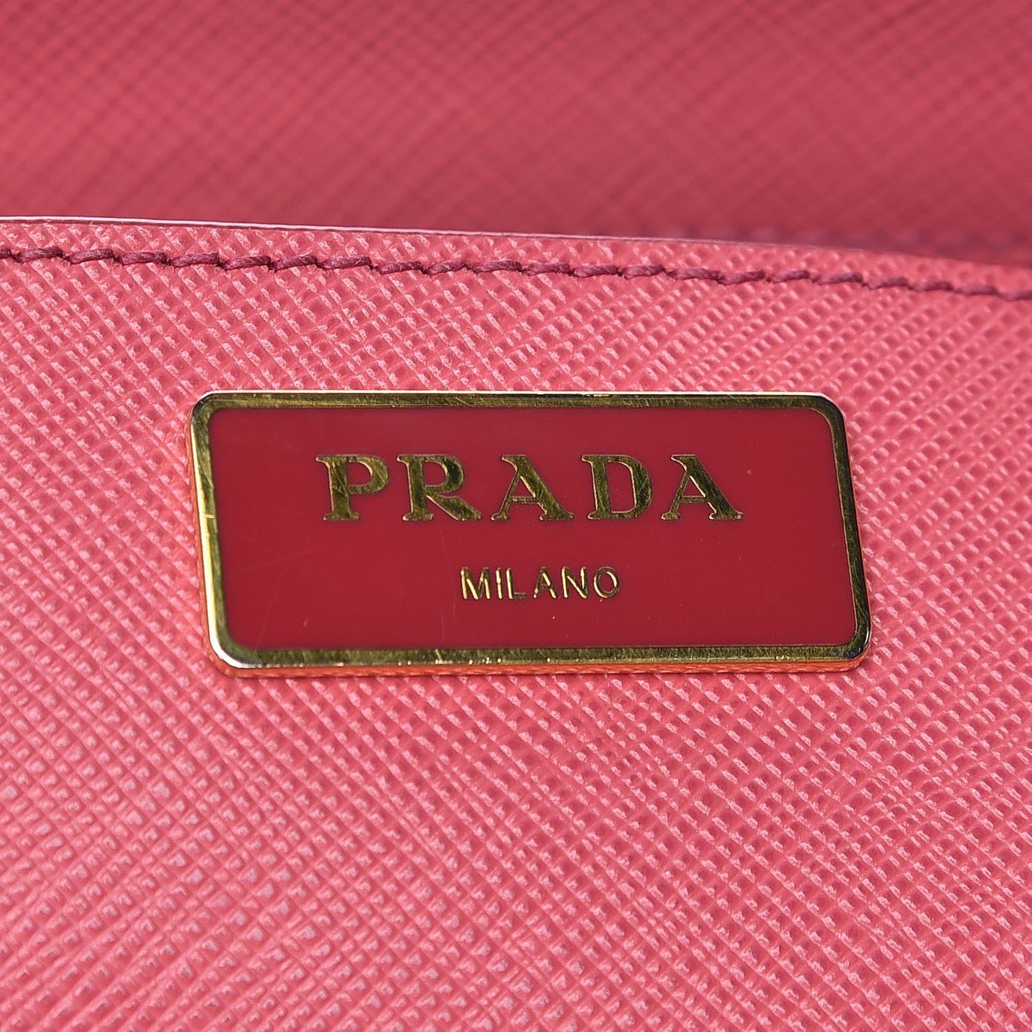 Prada Saffiano Medium Galleria Double Zip Tote Fuxia 8 of 11