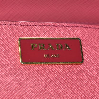 Prada Saffiano Medium Galleria Double Zip Tote Fuxia 8 of 11