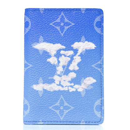 Louis Vuitton Monogram Clouds Pocket Organizer Blue 1 of 15