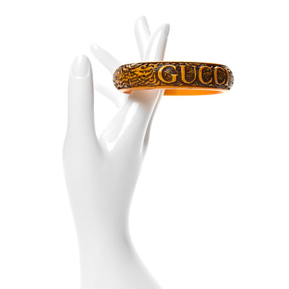 Gucci Resin Flora Bracelet S Giallo 2 of 5