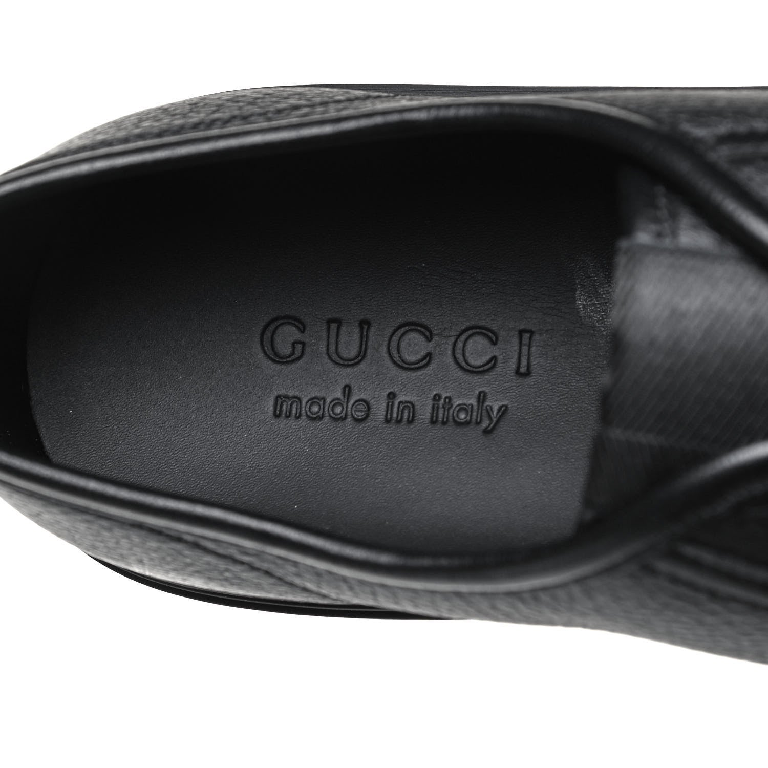 Gucci Nappa Mens Low Top Sneakers 9 Black 6 of 8