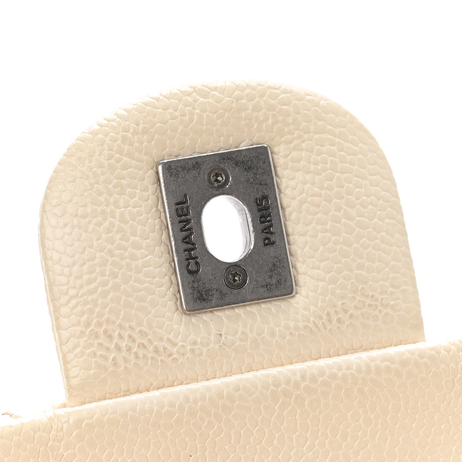 Chanel Caviar Quilted Medium Simply CC Flap White 11 of 22