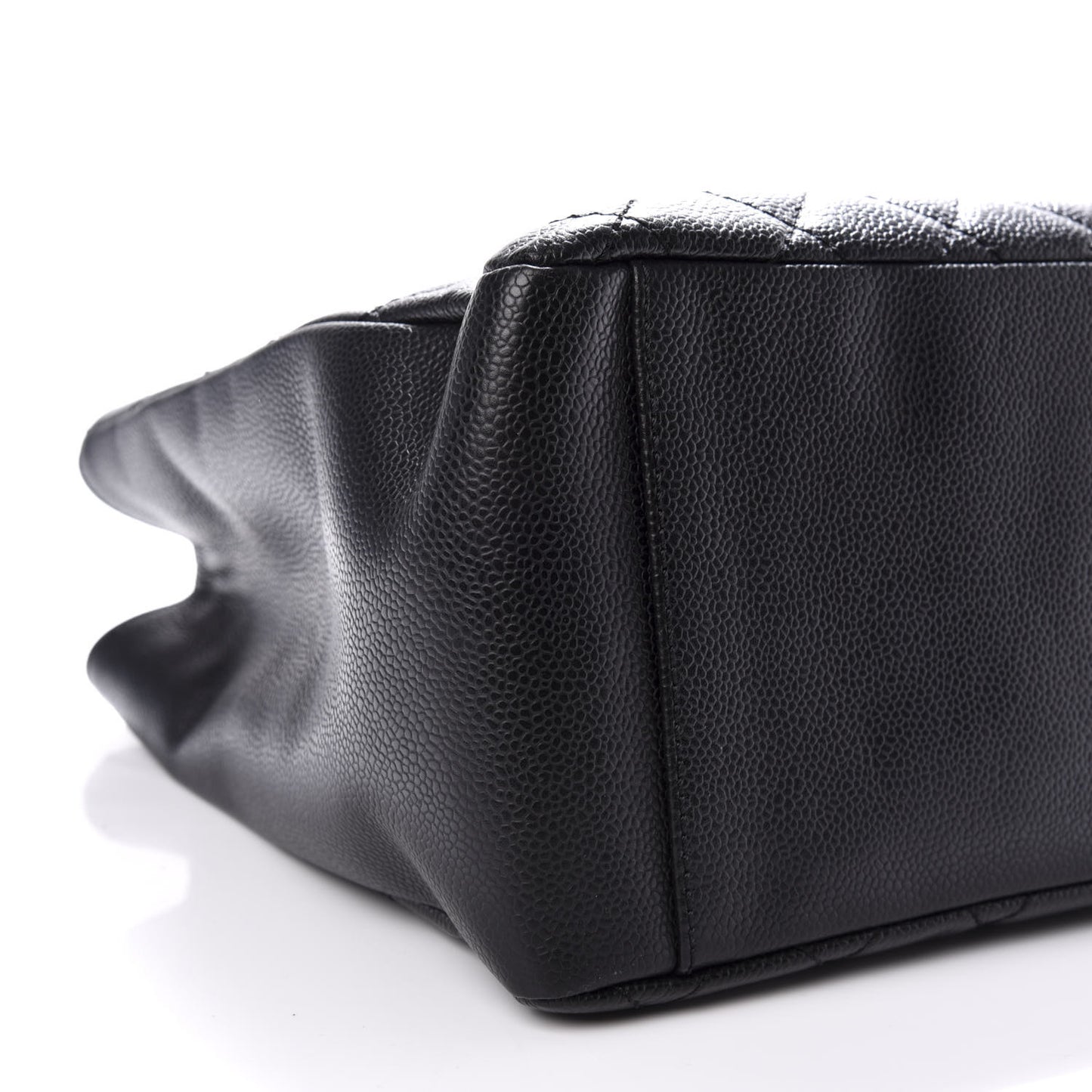 Caviar Quilted Grand Shopping Tote GST Black