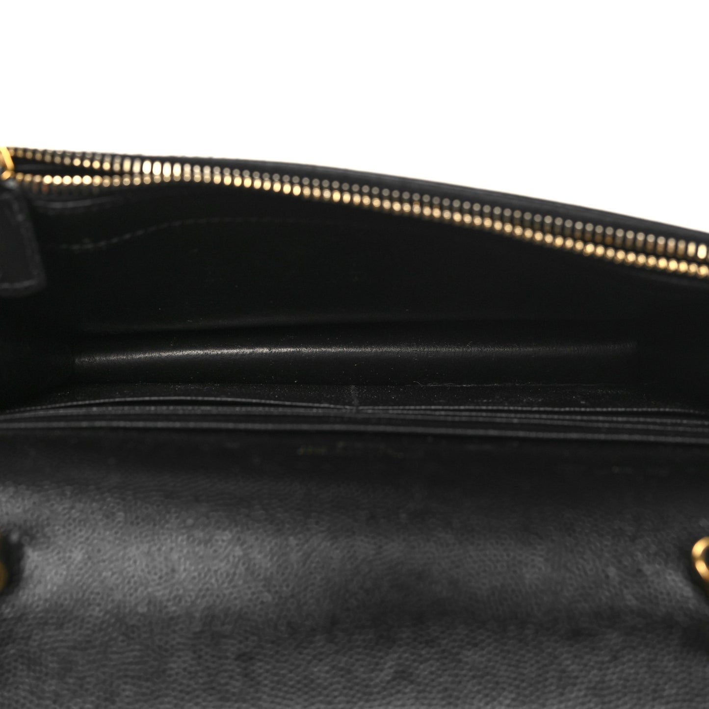 Grain De Poudre Classic Monogram Kate Tassel Chain Wallet Black