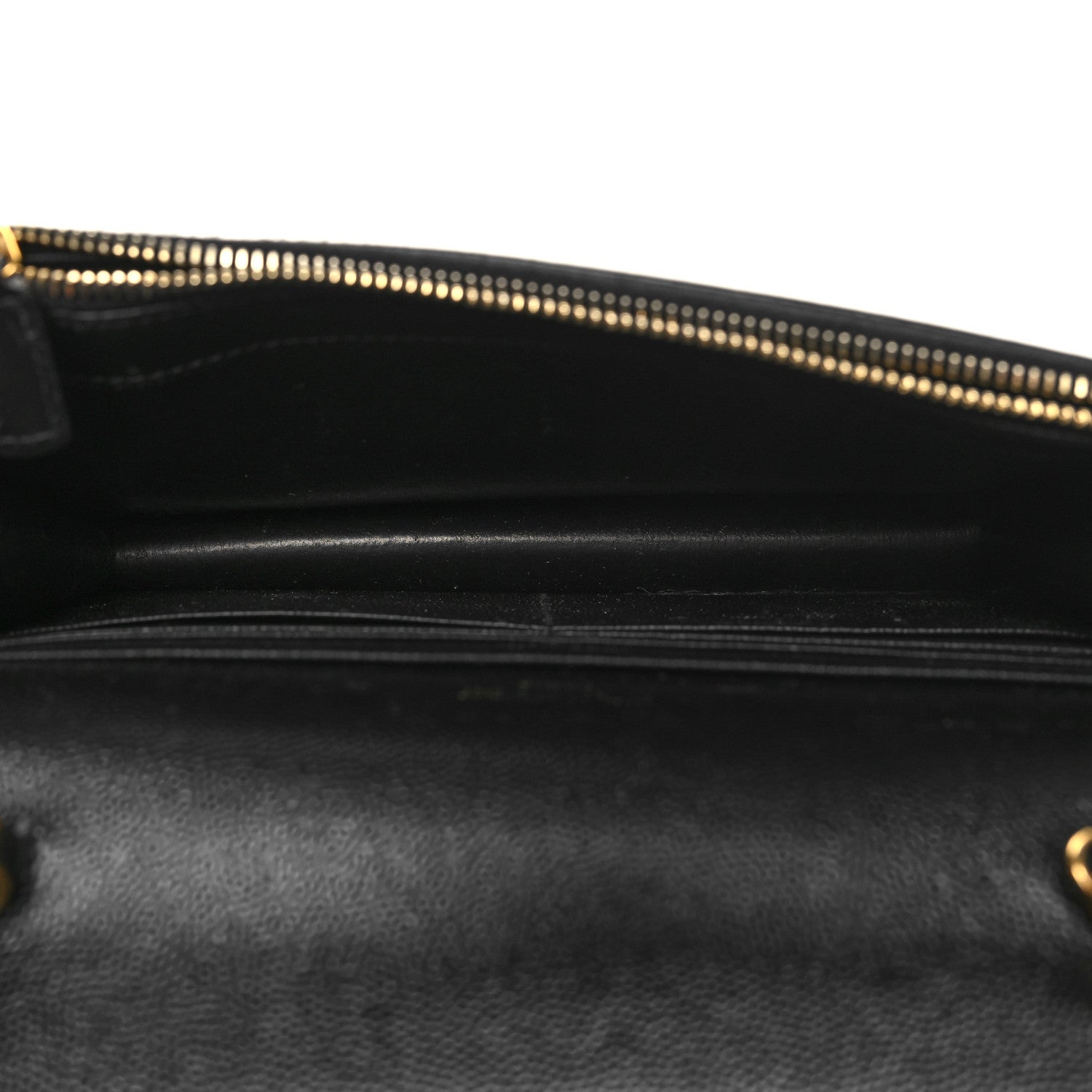 Saint Laurent Grain De Poudre Classic Monogram Kate Tassel Chain Wallet Black 5 of 11