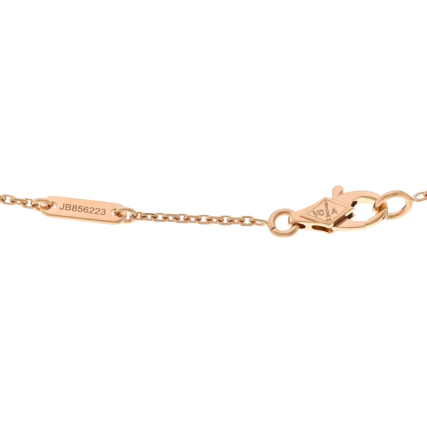 18K Rose Gold Sweet Alhambra Pendant Necklace