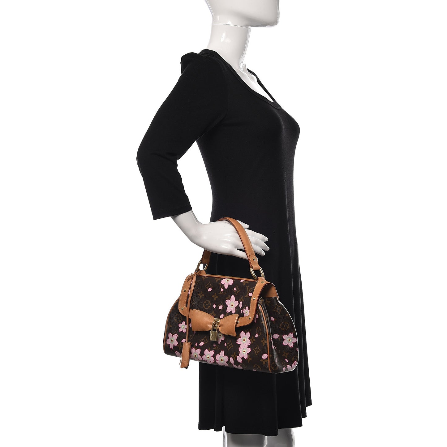 Monogram Cherry Blossom Sac Retro Bag Brown