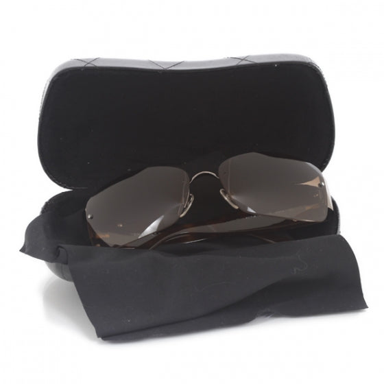 Chanel Tortoise Crystal CC Sunglasses 4117-B 9 of 9