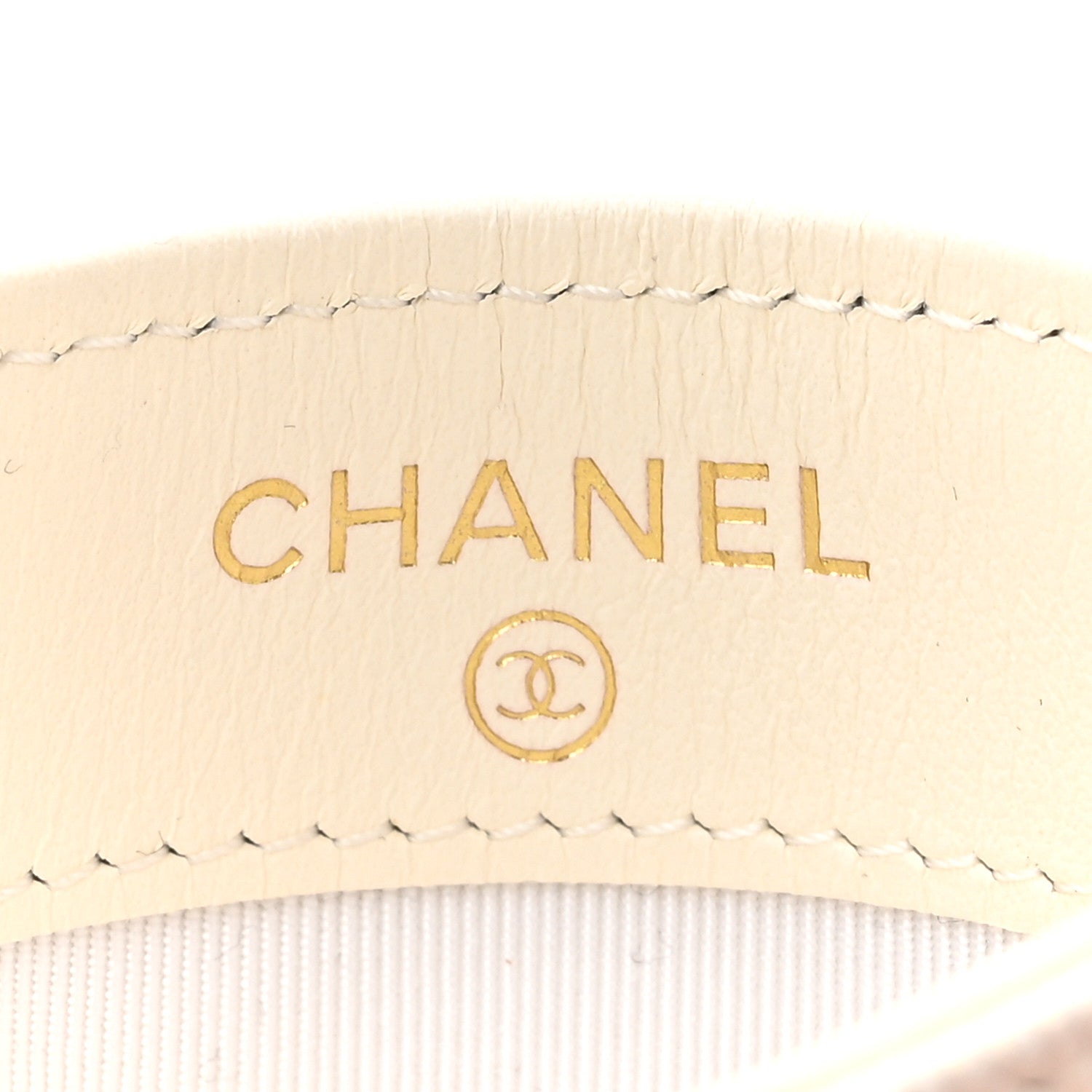 Chanel Caviar Quilted Card Holder White 6 of 9