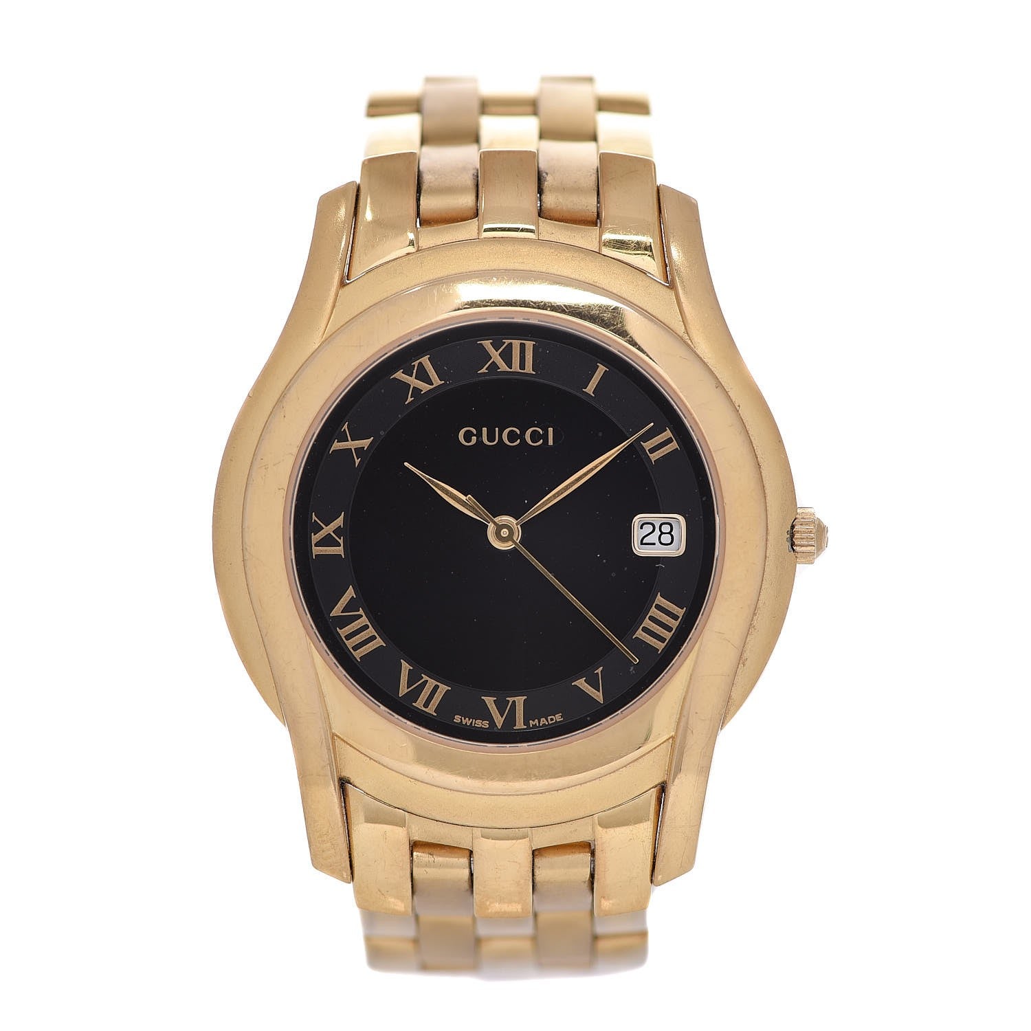 Gucci Stainless Steel 34mm 5400M Quartz Watch Black 1 of 6