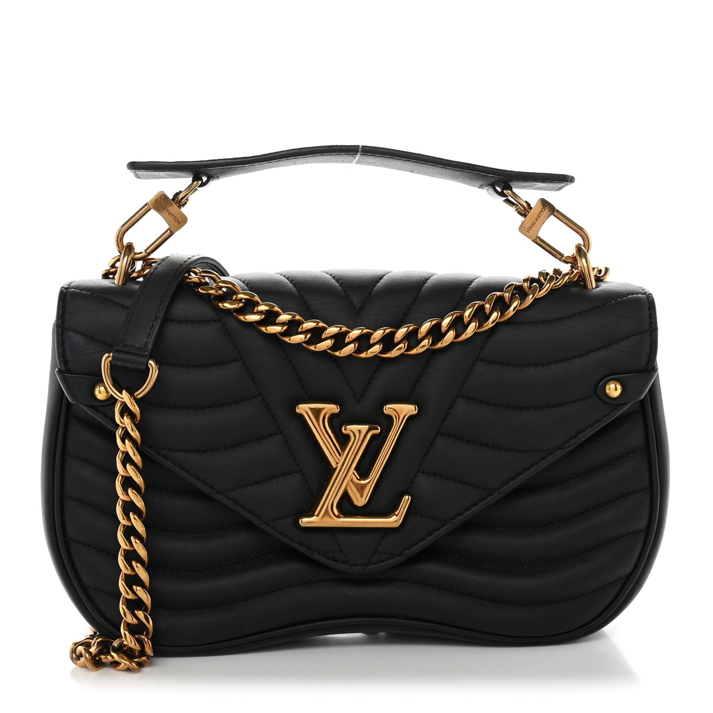 Calfskin New Wave Chain MM Black