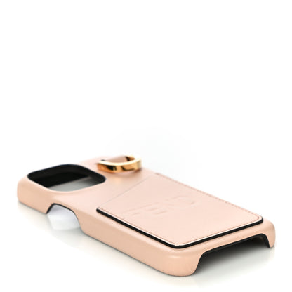 Fendi Nappa Logo Card Holder iPhone 13 Case Light Rose 4 of 12