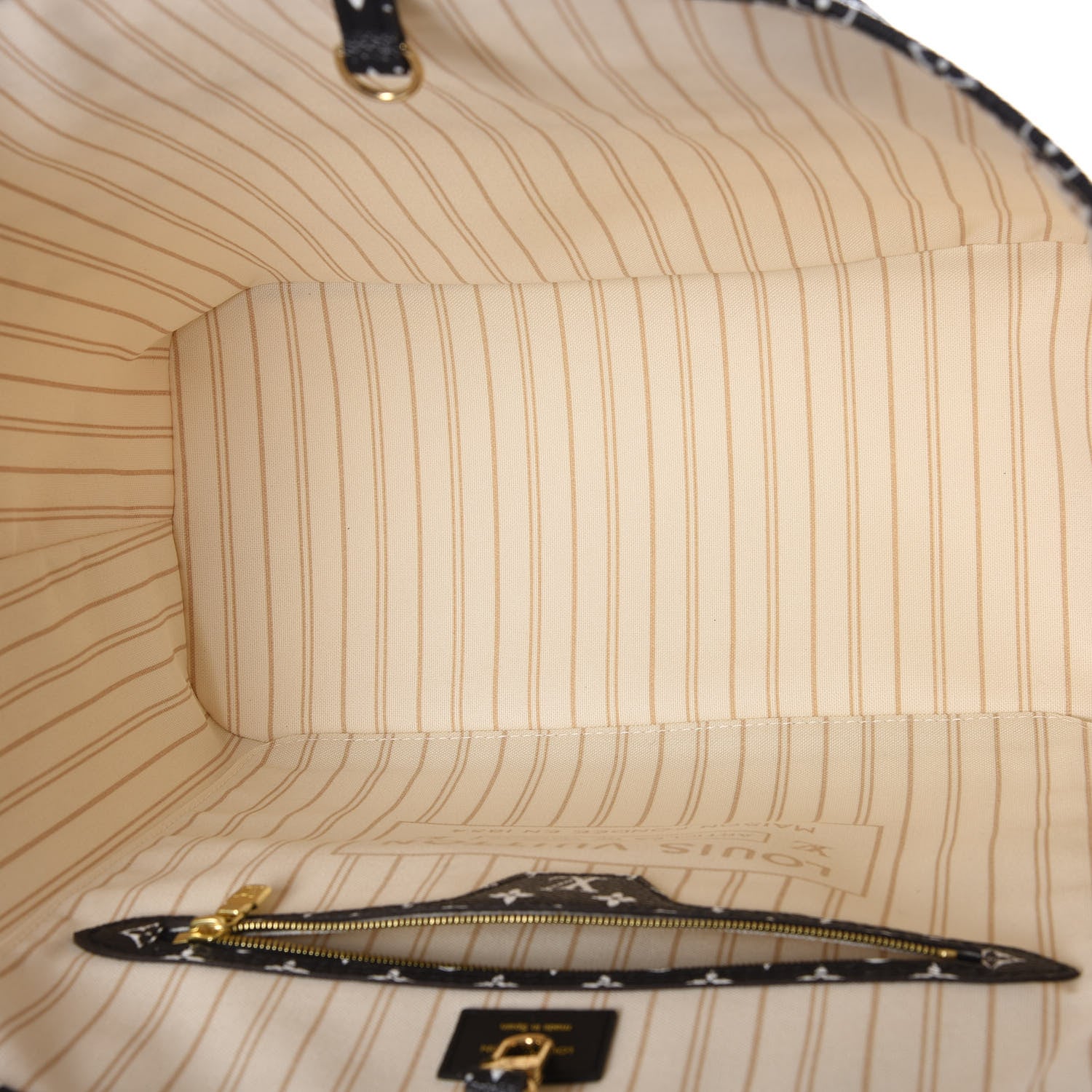 Louis Vuitton Monogram Giant Jungle Neverfull MM Ivory 4 of 13