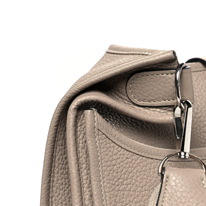 Hermes Taurillon Clemence Evelyne III GM Gris Tourterelle 9 of 10