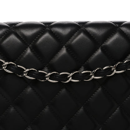 Chanel Lambskin Quilted Maxi Single Flap Black 8 of 10