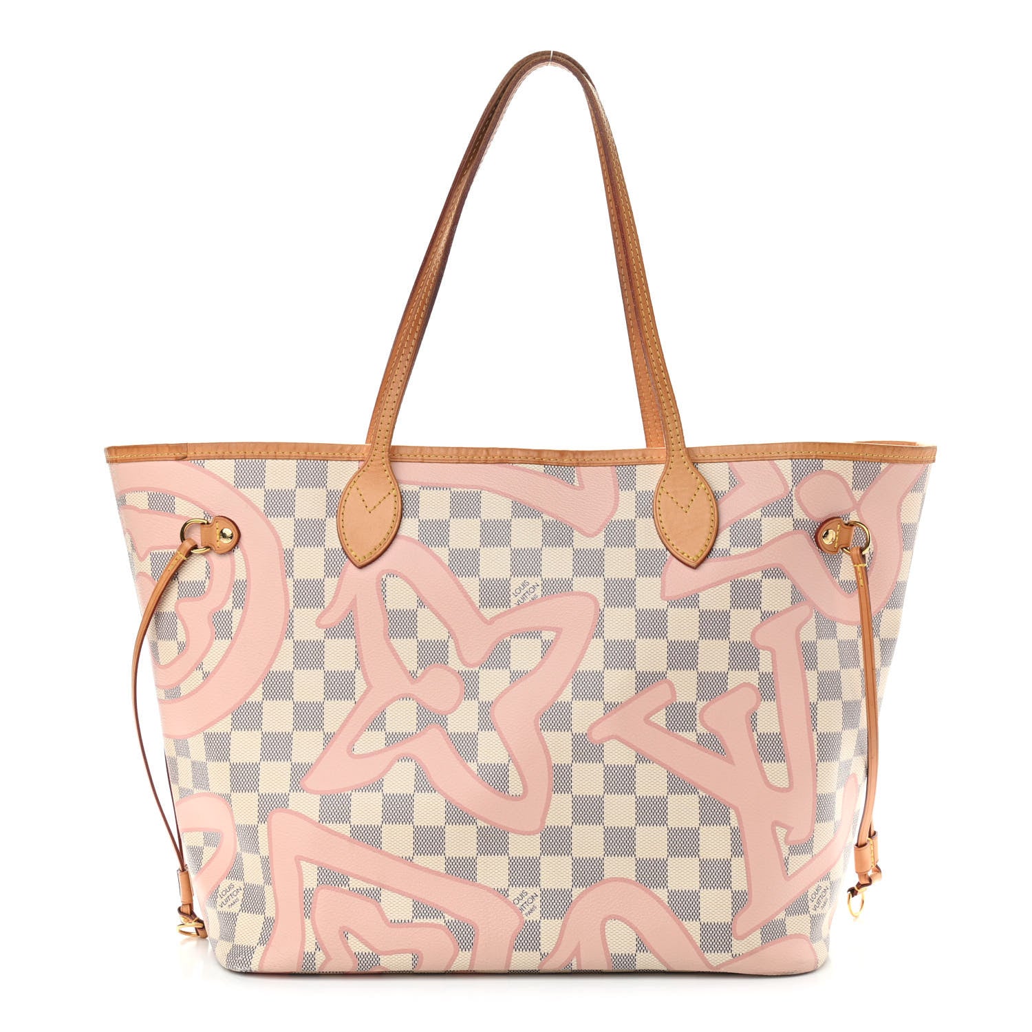 Louis Vuitton Damier Azur Tahitienne Neverfull MM 3 of 12