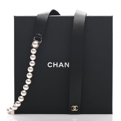 Chanel Lambskin Pearl CC Chain Belt XS Black 4 of 4