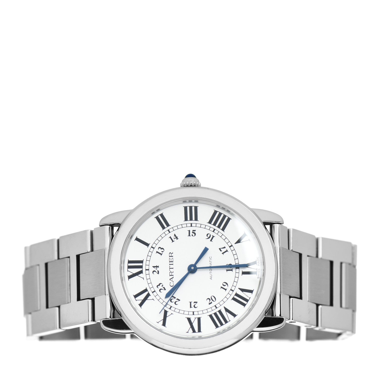 Cartier Stainless Steel 36mm Ronde Solo Automatic Watch 2 of 5