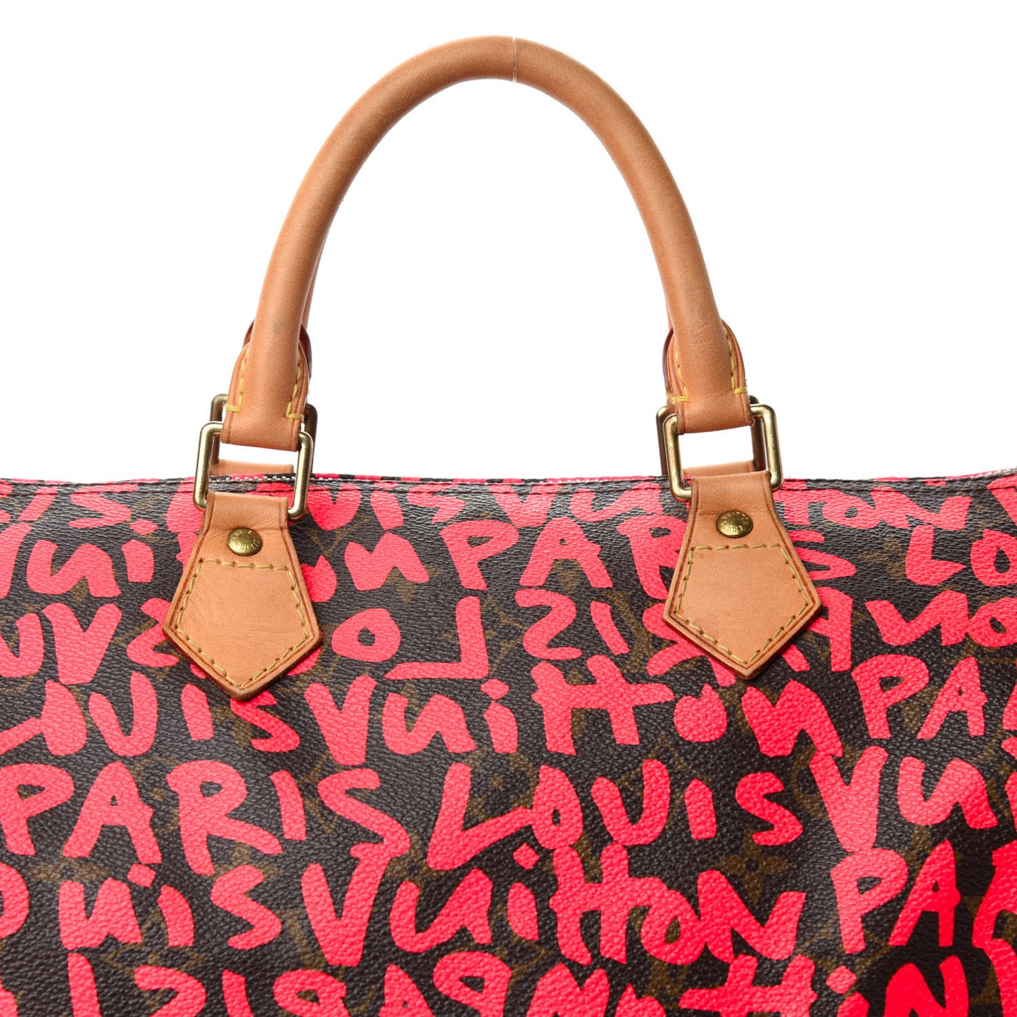 Monogram Graffiti Speedy 30 Fuchsia