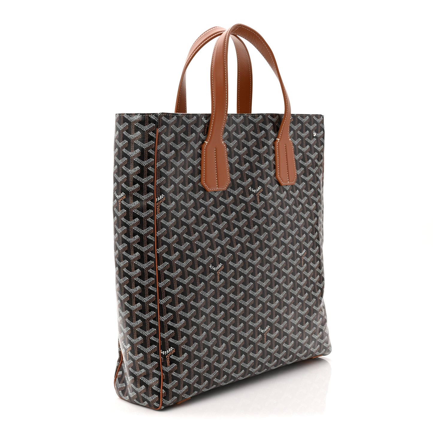 Goyardine Voltaire III Tote Black Gold