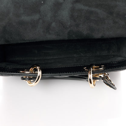 Christian Dior Lambskin Cannage Small Lady D-Joy Black 5 of 10