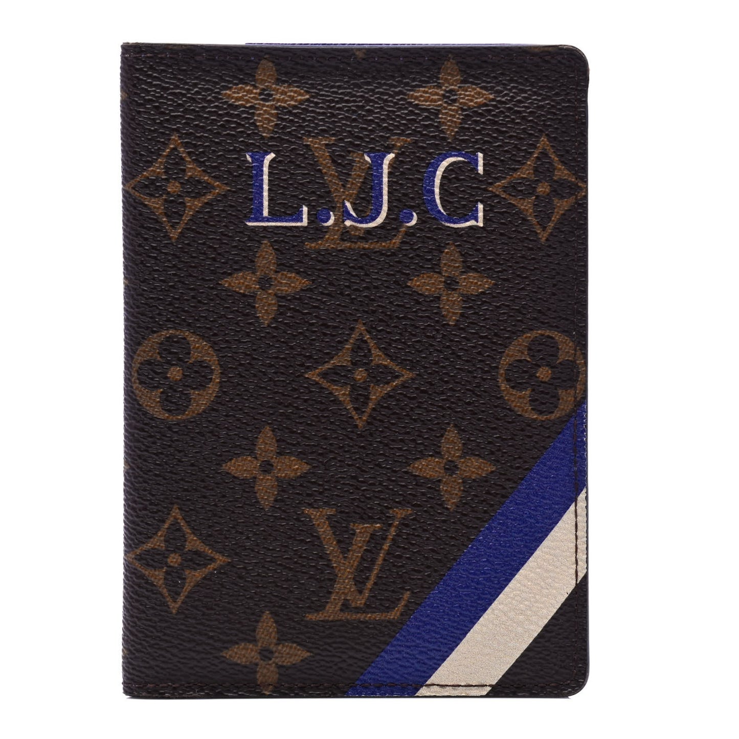 Monogram My LV Heritage Passport Cover Violet Ivory