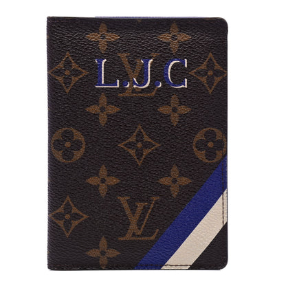Louis Vuitton Monogram My LV Heritage Passport Cover Violet Ivory 1 of 4