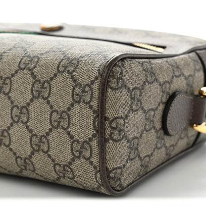 Gucci GG Supreme Monogram Web Small Ophidia Shoulder Bag Brown 18 of 21