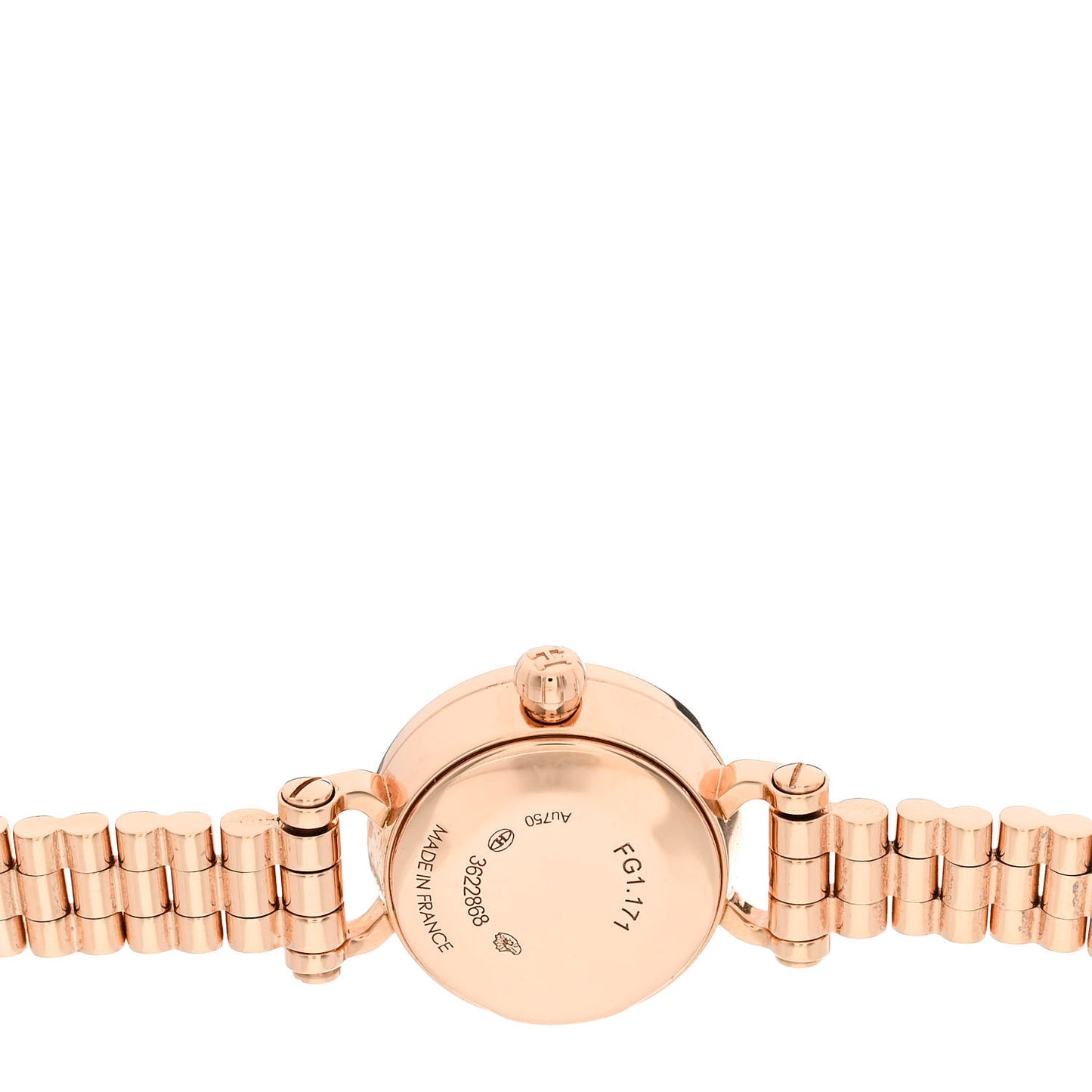 18K Rose Gold Diamond Bezel 16mm Faubourg Quartz Watch
